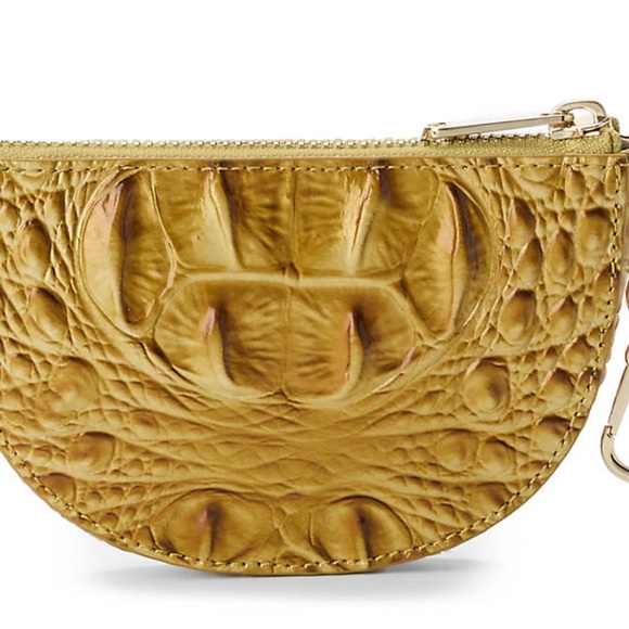 NWT Brahmin Britt Coin Purse in Golden Rod Ombré - Picture 3 of 6